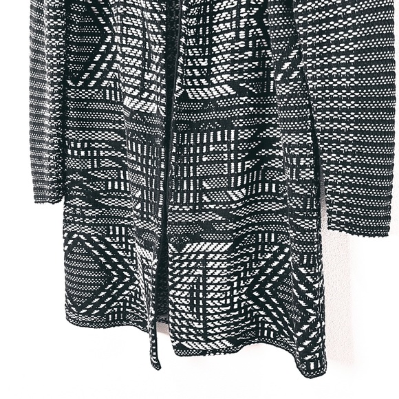 Chico’s Graphic Jacquard Harper Sweater-Coat - Picture 6 of 8
